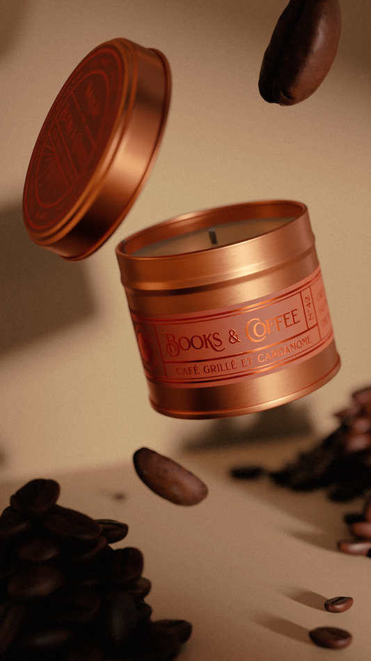BOOKS & COFFEE Candle