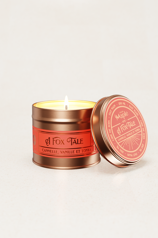 Bougie artisanale A FOX TALE — Atelier Maple