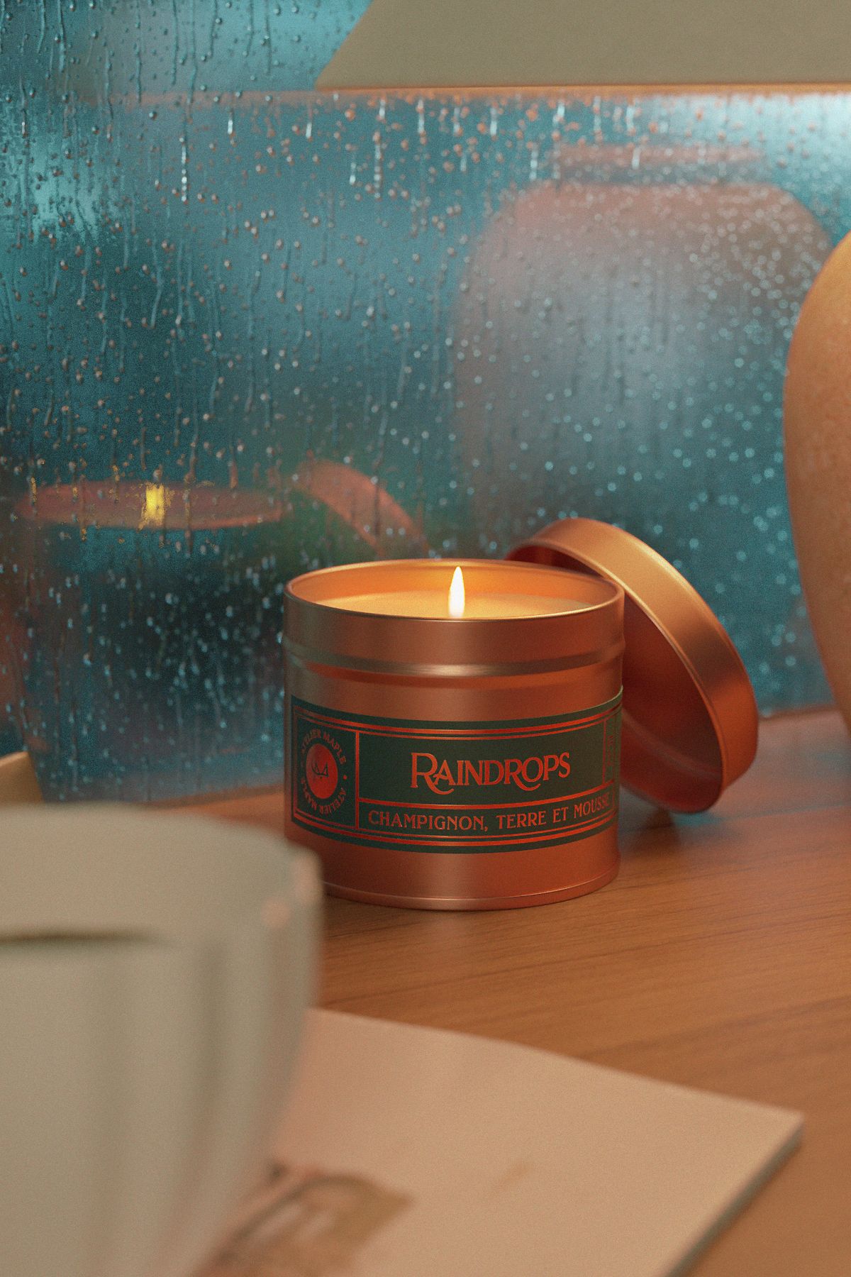RAINDROPS Candle